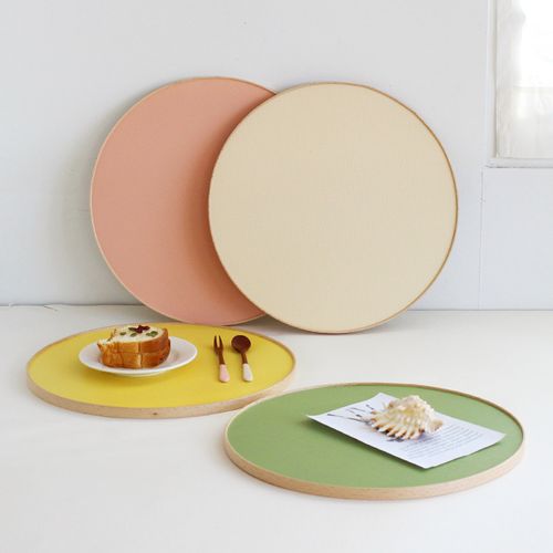 자작나무 파스텔 원형 컬러트레이 시리즈