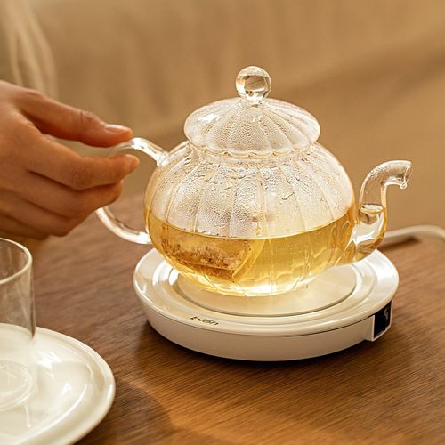 핫탑 비엔 머그워머 2단 온도조절 전기보온기 (화이트)