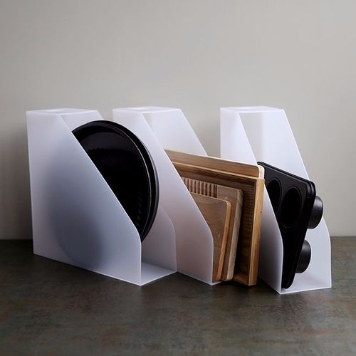 수납홀더 도마쟁반정리세트(삼각타입 3개)