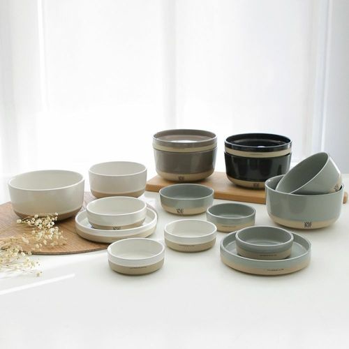 마시프렌치 포개다 1인조 식기세트 6p (색상선택)