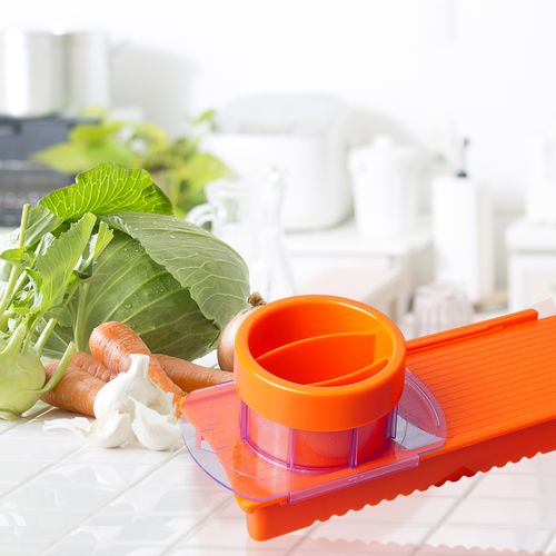 김장 필수 세트(마늘통 안전 슬라이서+다기능 채칼+에어락)