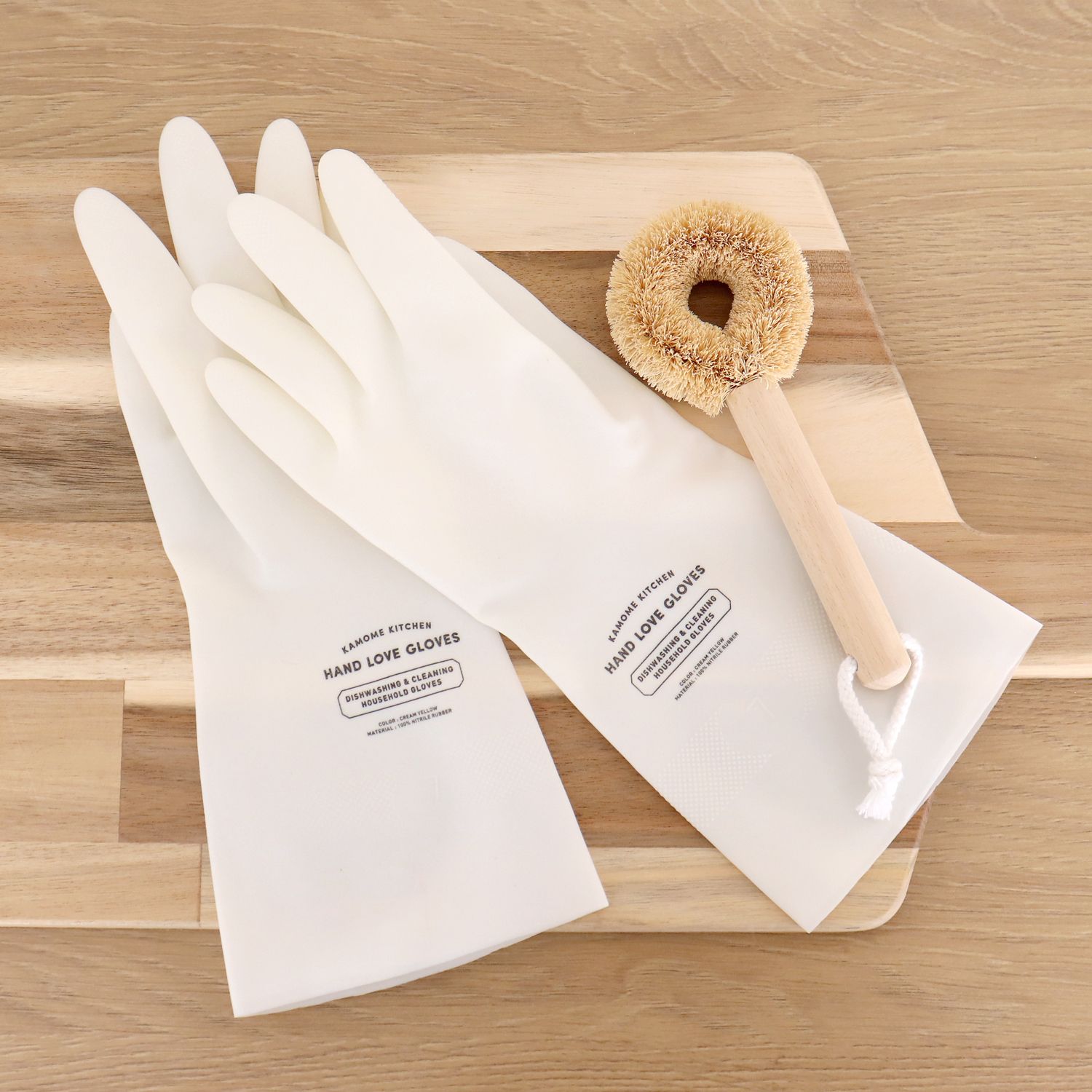 카모메키친 레터링 고무장갑 2P set