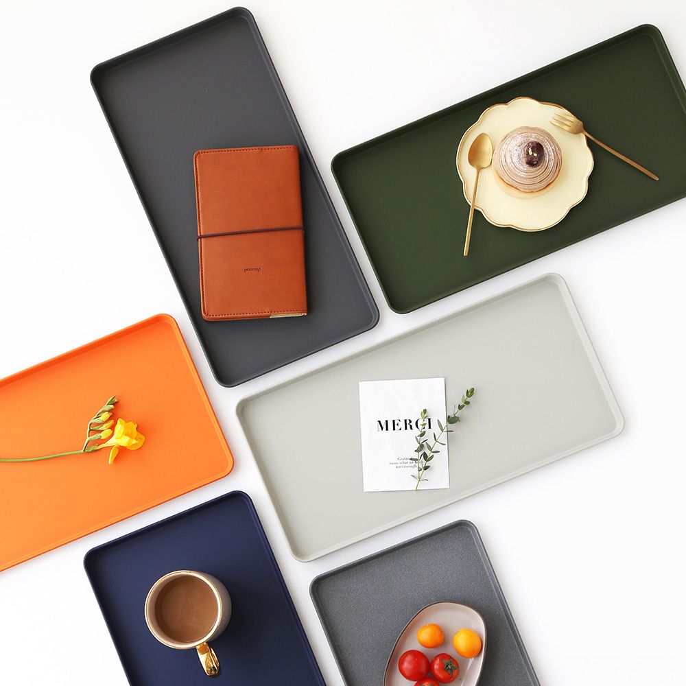 [J TABLE]메탈 브런치 카페트레이(6color)