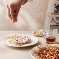 초코 크로플 조리법 Step 2