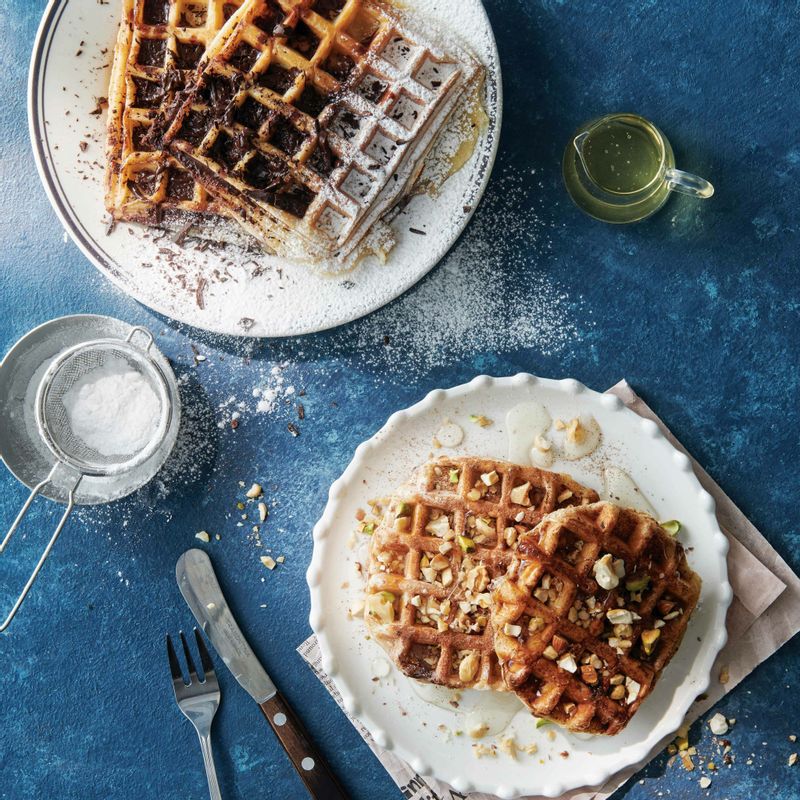 호떡 크로플 & 초코 크로플