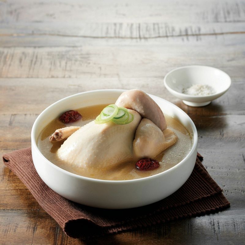 마늘 찹쌀 삼계탕