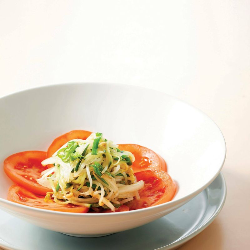 토마토 숙주 샐러드