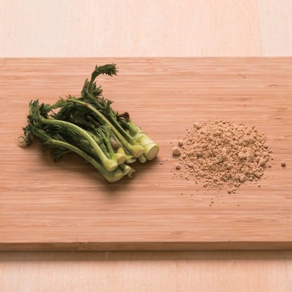 두릅콩국을 위한 재료 이미지로 두릅,날콩가루,국간장,항암육수(카테고리 내 레시피 참조) 등으로 구성 되어있습니다.