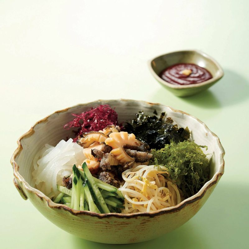 전복해조 비빔밥
