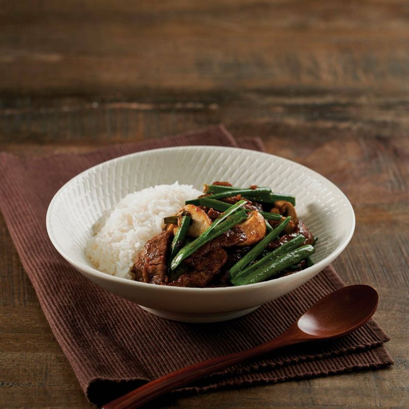 몽골리안 스테이크덮밥