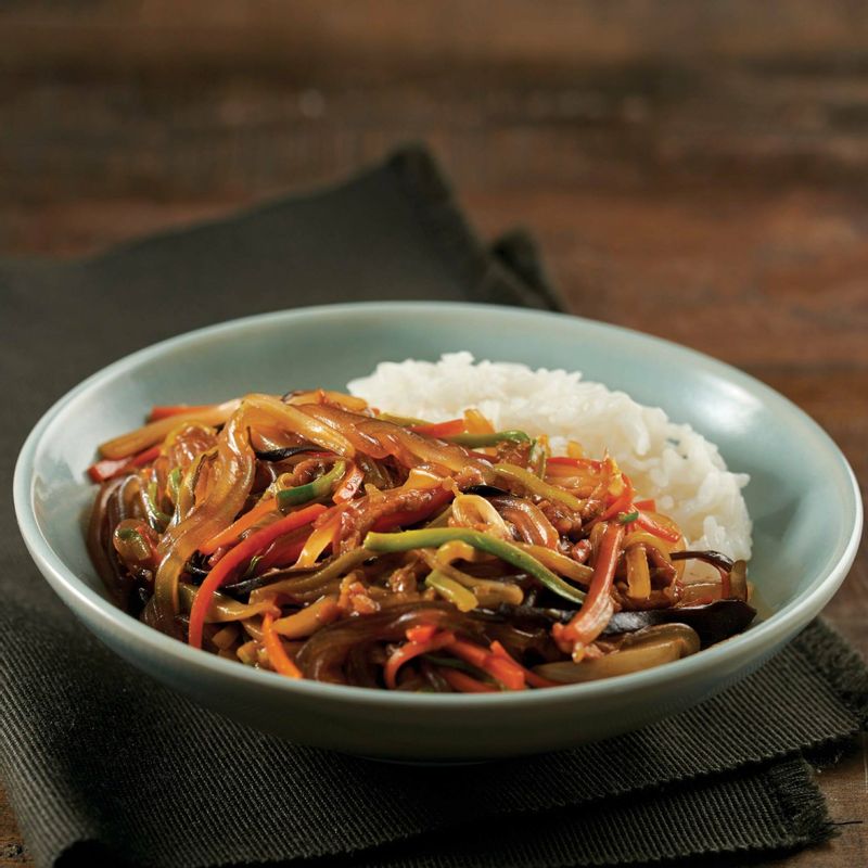 중국식 잡채 덮밥