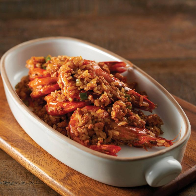 상해식 왕새우 리조또