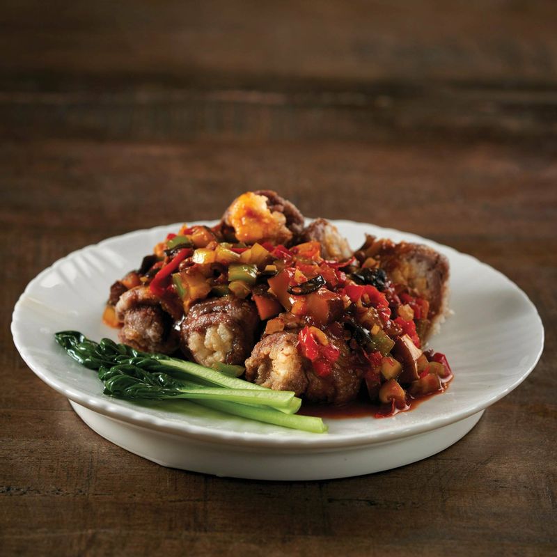 어향 소고기 말이