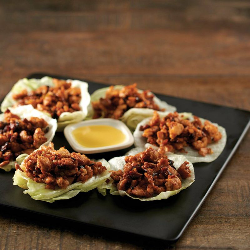 닭고기 양상추 쌈