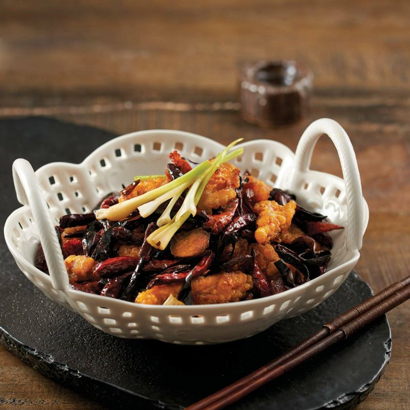 고추 듬뿍 닭튀김