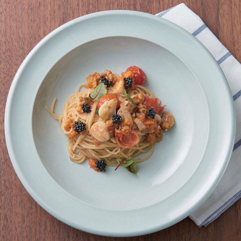 성게알과 아부르가 스파게티