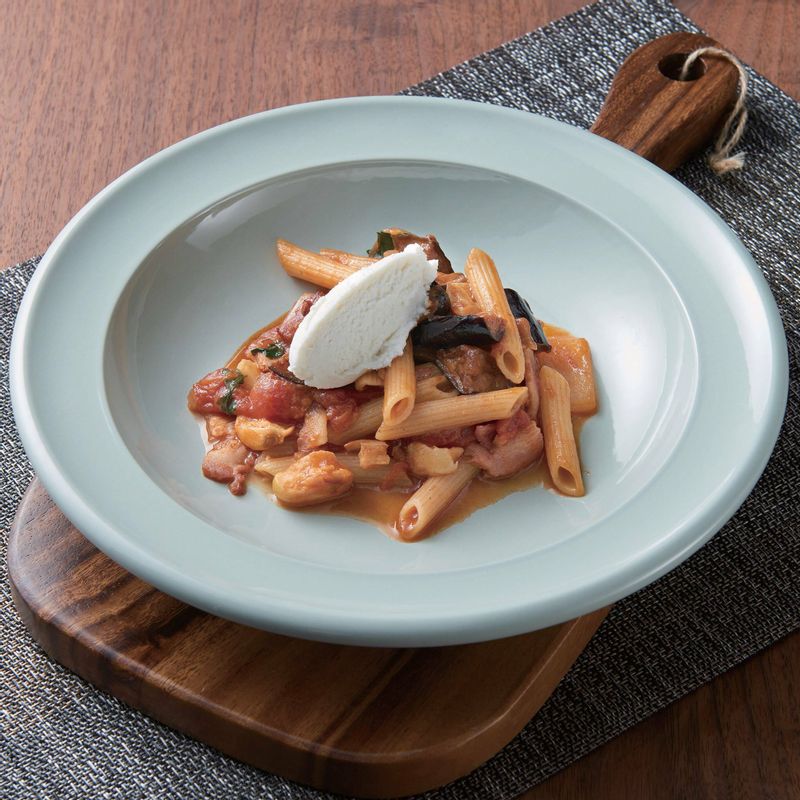 튀긴 가지 펜네 파스타