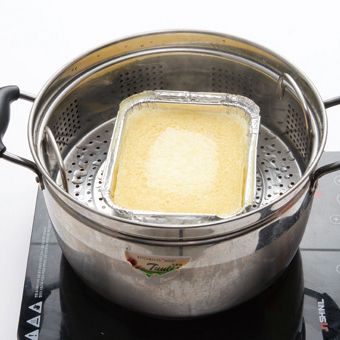 찜기에 15분간 쪄주세요.