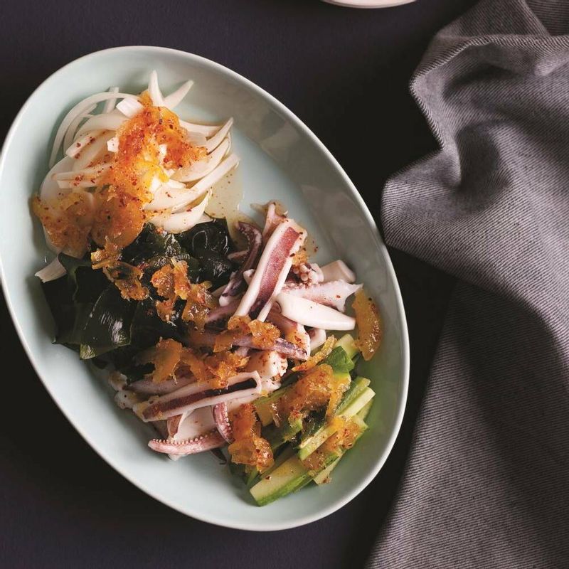 미역오징어초무침샐러드