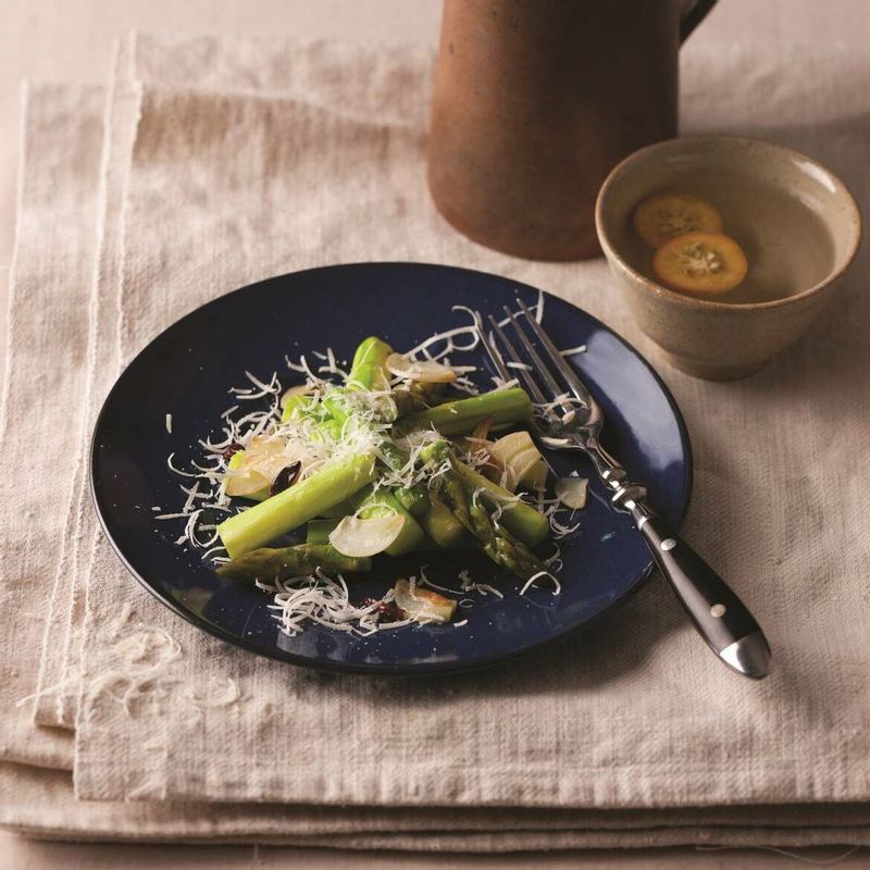 아스파라거스치즈볶음샐러드