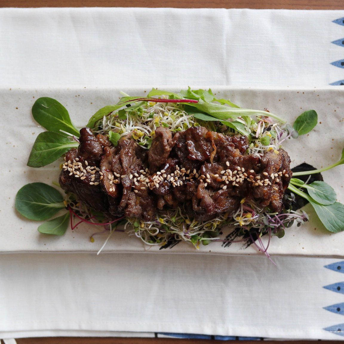 불고기새싹샐러드