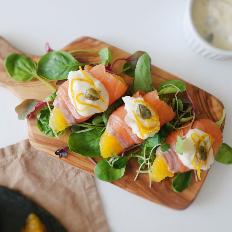 연어오렌지샐러드