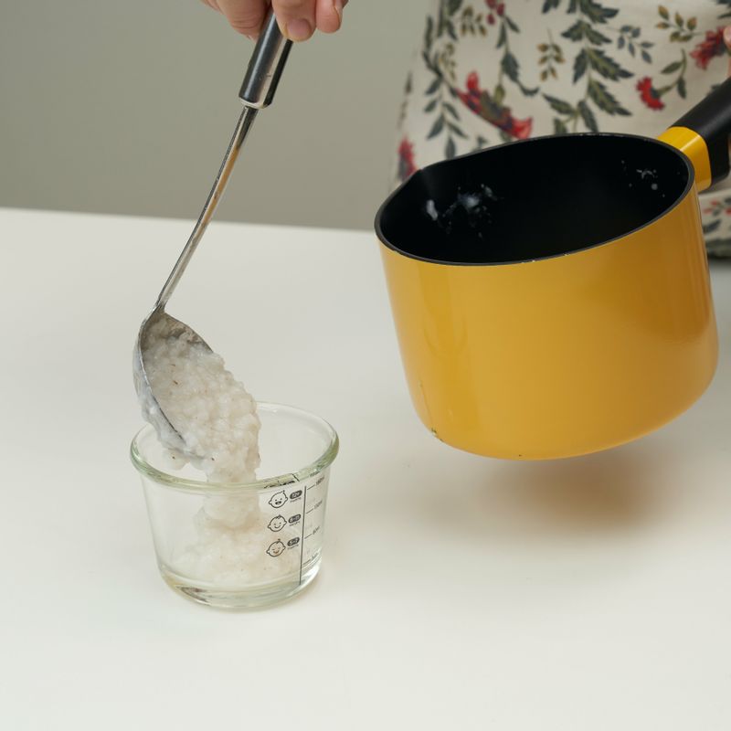 3회분으로 나눠 용기에 담아주세요.