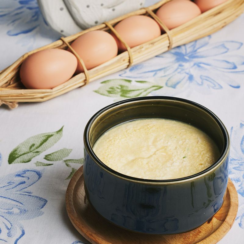 두부 완두콩 달걀찜