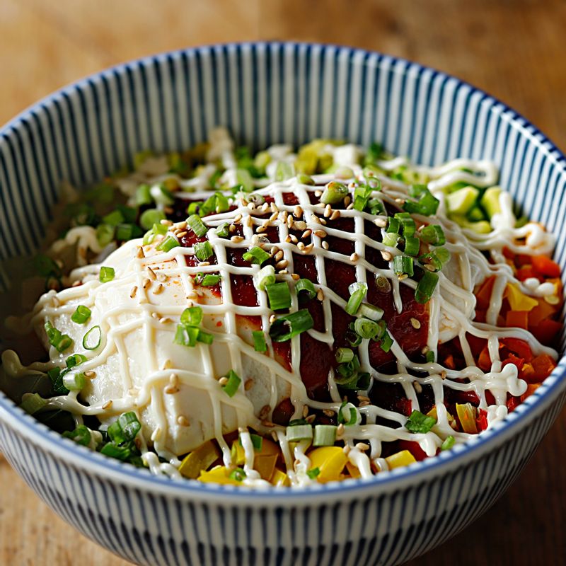 먹기 좋게 비벼서 맛있게 즐겨주세요.