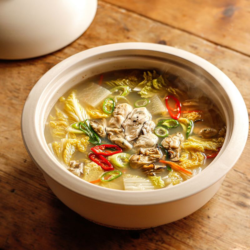 굴배춧국,굴배추국,배추국,굴,배추,겨울,굴요리