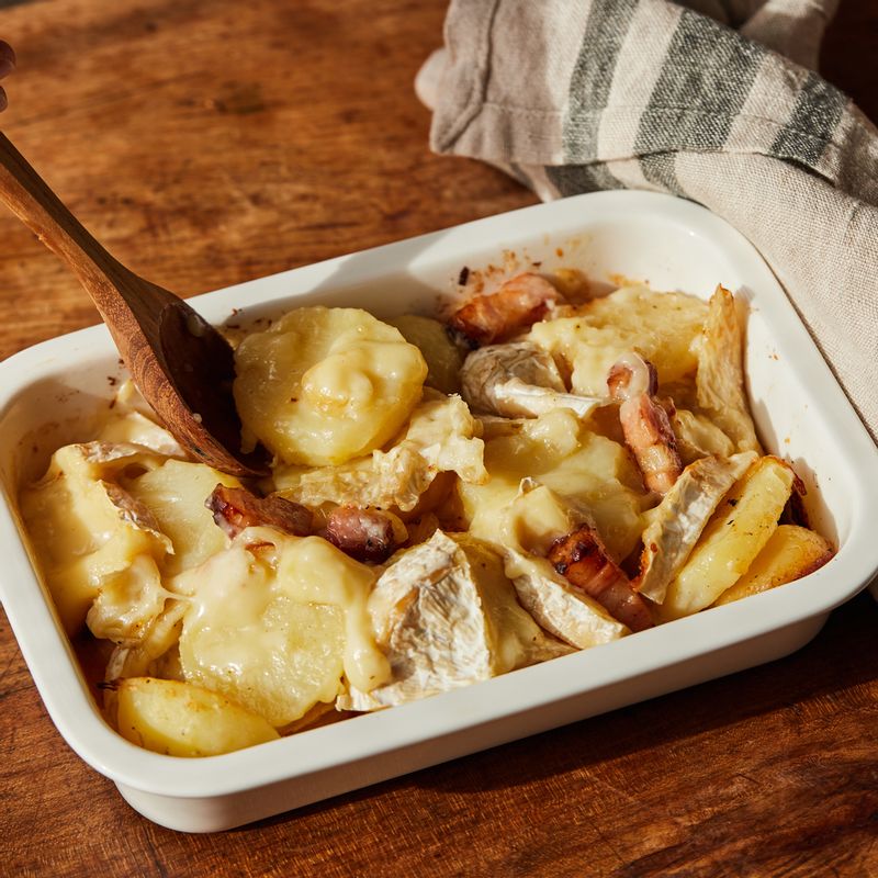 치즈가 녹으면 가볍게 섞어준 후 200도의 오븐에서 20분간 한 번 더 구워주세요.
(tip. 오븐마다 성능의 차이가 있으니 시간을 조절해 만들어주세요)