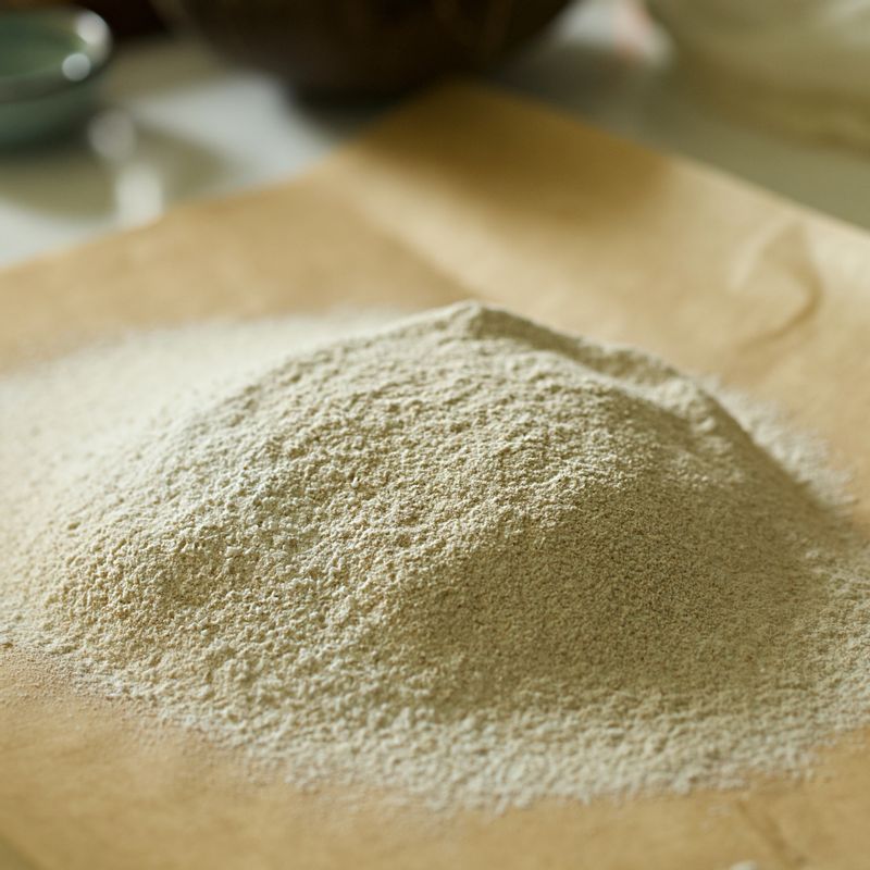 통밀가루, 베이킹파우더, 소금을 체 쳐 주세요.
(Tip. 체치는 과정은 재료를 고루 잘 섞이도록 만들어주고 굽는 과정에서도 고르게 구워지도록 해줘요)