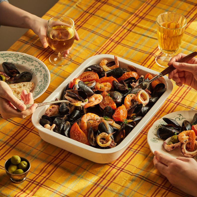 찜요리, 초대요리, 홈파티, 해물찜, 스튜, 토마토, 해산물, 겨울, 스팀, 연말요리, 메인요리