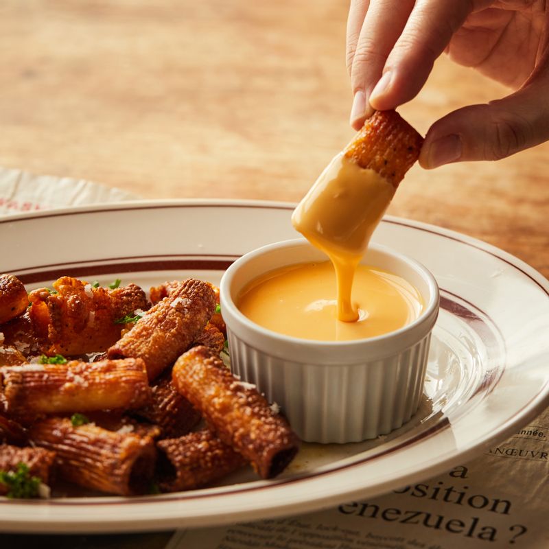 간식, 안주, 홈파티, 파스타칩, 양식, 에어프라이, 리가토니, 파스타, 와인안주, 치즈, 체다치즈, 과자, 핑거푸드