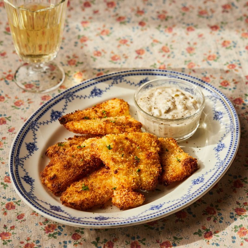 초대요리, 홈파티, 가자미, 커틀릿, 겨울, 에어프라이