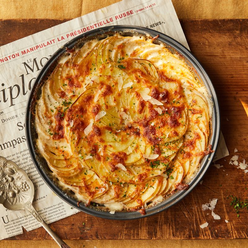 양식, 브런치, 홈카페, 초대요리, 감자, 그라탕, 모짜렐라치즈, 치즈, 집들이, 연말요리