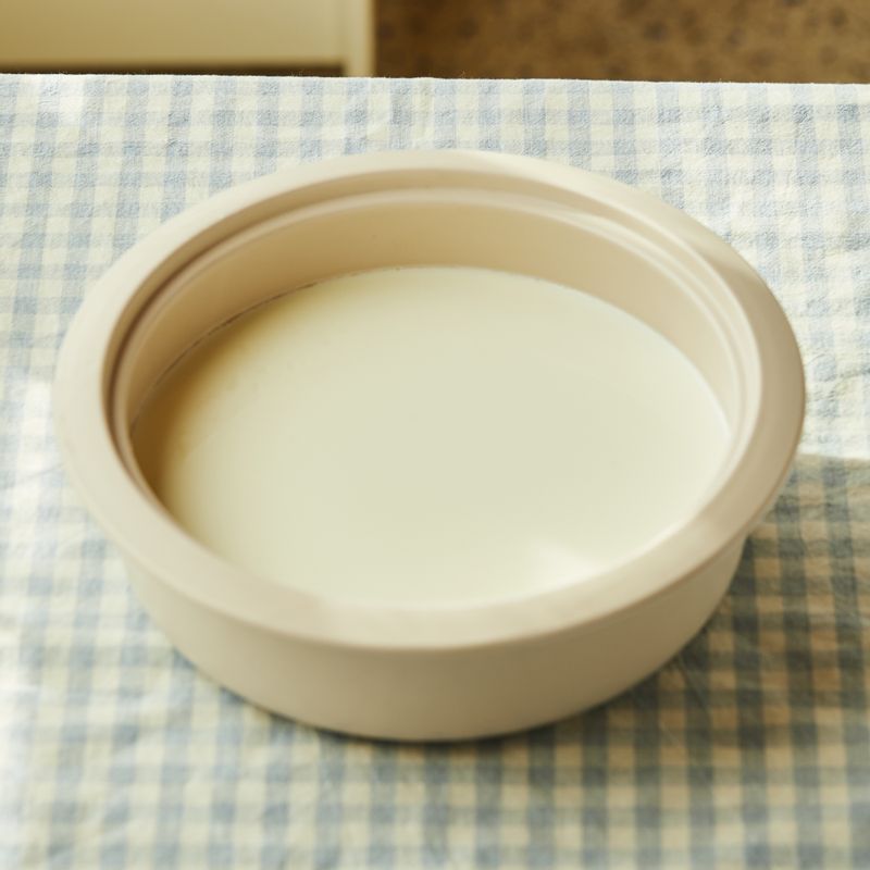 광파오븐 자동 요리 <발효>에서 <요구르트>를 선택한 후 발효시켜주세요.