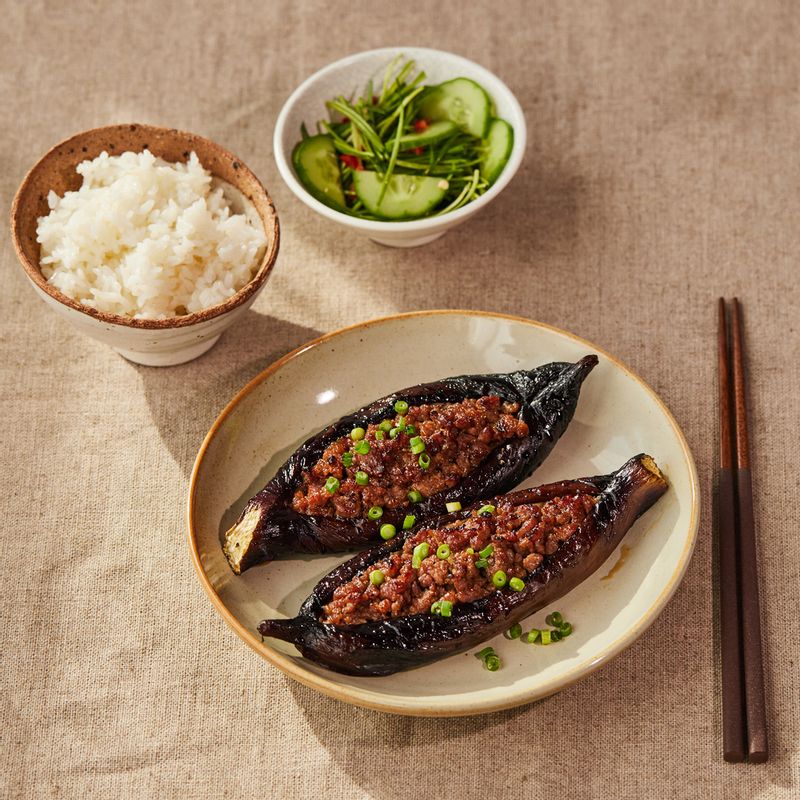 초대요리, 한식, 메인요리, 가지찜, 굴소스, 가지, 돼지고기, 집들이