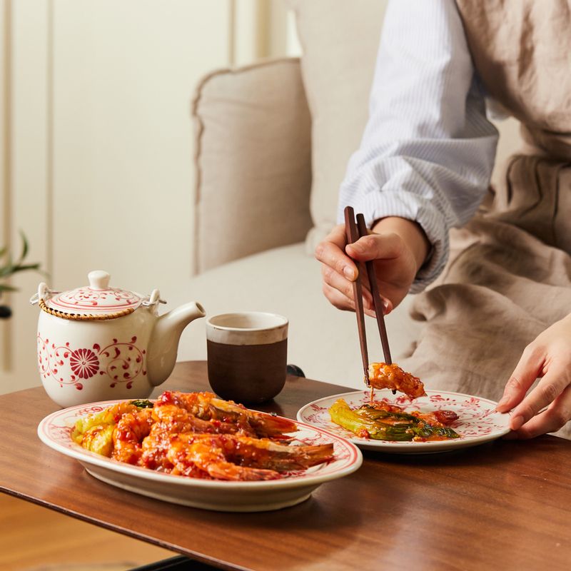 대하, 매운요리, 술안주, 칠리, 청경재, 새우구이, 반찬, 와인안주, 중식, 고추장