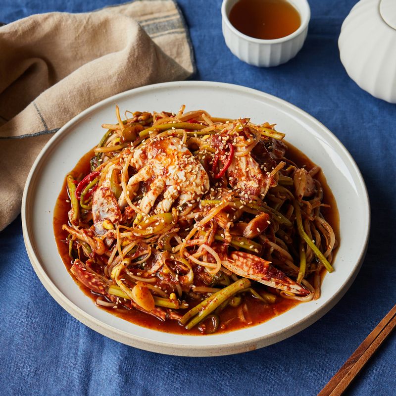꽃게, 해물찜, 해산물, 한식, 스팀, 찜, 콩나물, 매운요리, 메인요리, 집들이