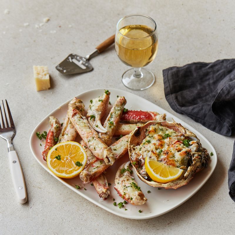 대게, 초대요리, 스팀, 해산물, 안주, 와인안주, 집들이, 홈파티, 모짜렐라치즈, 파마산치즈, 치즈