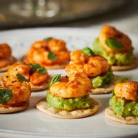 Step 9 (새우 카나페) Step 2