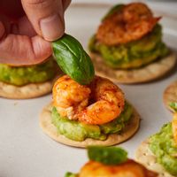 Step 9 (새우 카나페) Step 1