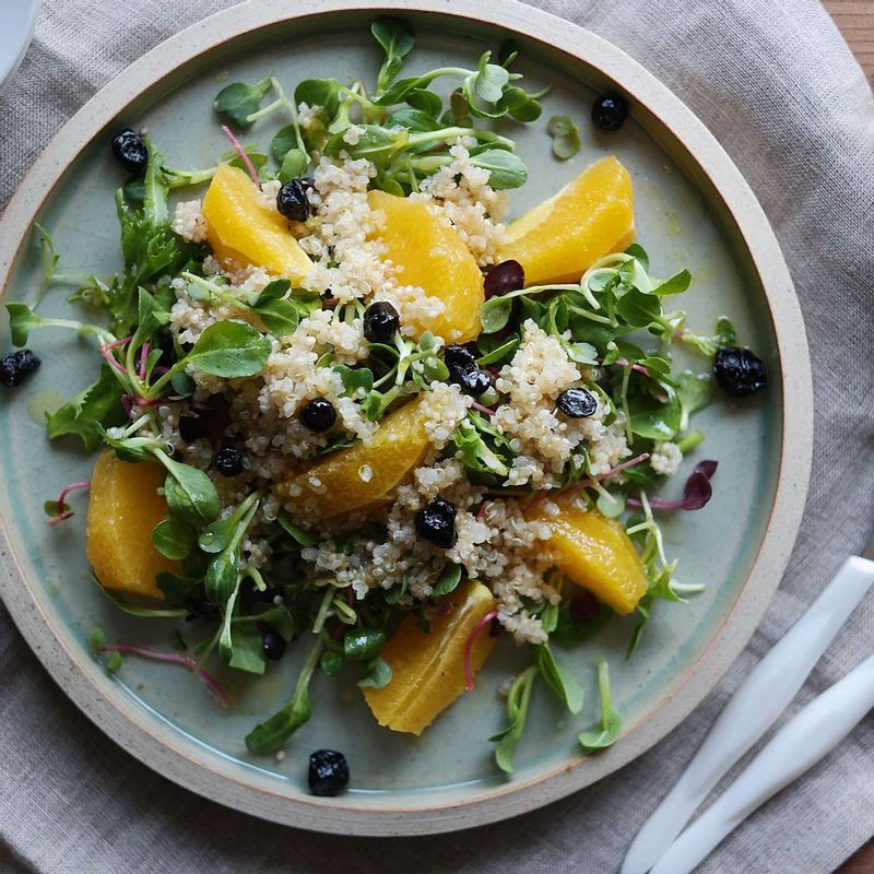 퀴노아오렌지샐러드