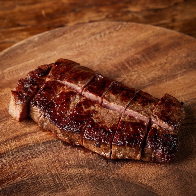 소고기는 포일에 감싸 10분 이상 레스팅 시킨 후 먹기 좋게 썰어주세요.