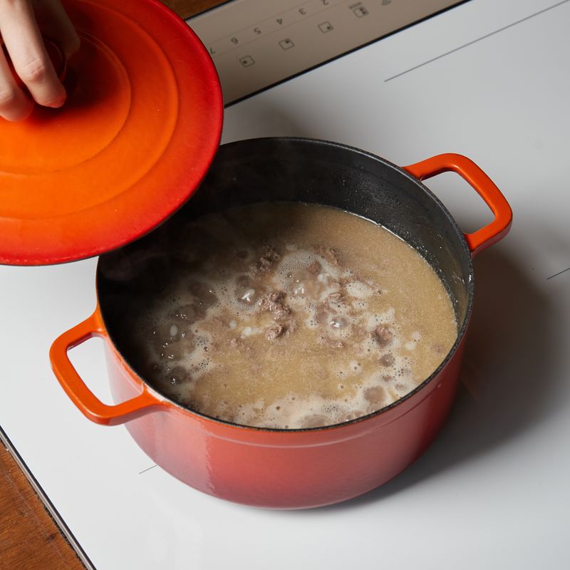 2단에서 13분간 익혀주세요.