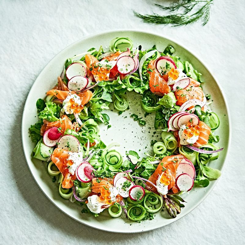 크리스마스,크리스마스홈파티,발사믹,화이트발사믹,레오나르디,레오나르디화이트발사믹,홈파티요리,홈파티,샐러드,리스샐러드,연어,생연어,연어리스샐러드,연어리스샐러드레시피,연어리스샐러드만드는법