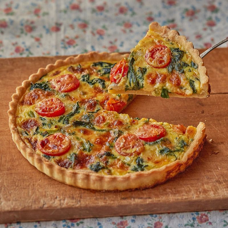 시금치키쉬,프랑스요리,시금치,브런치