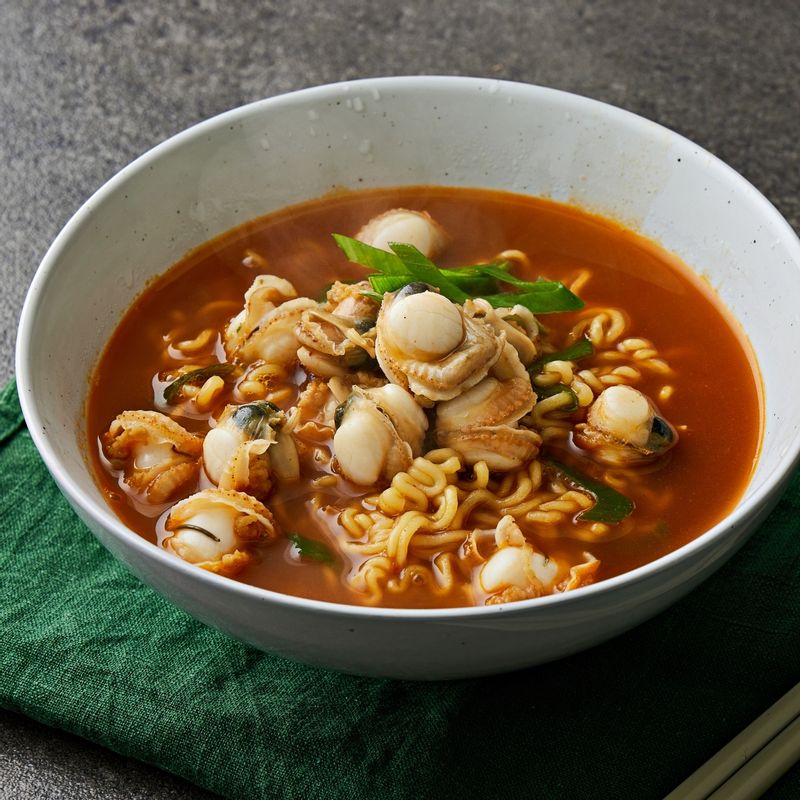 가리비,라면,가리비살,가리비라면