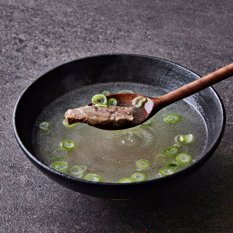 꼬리곰탕,소꼬리,대파